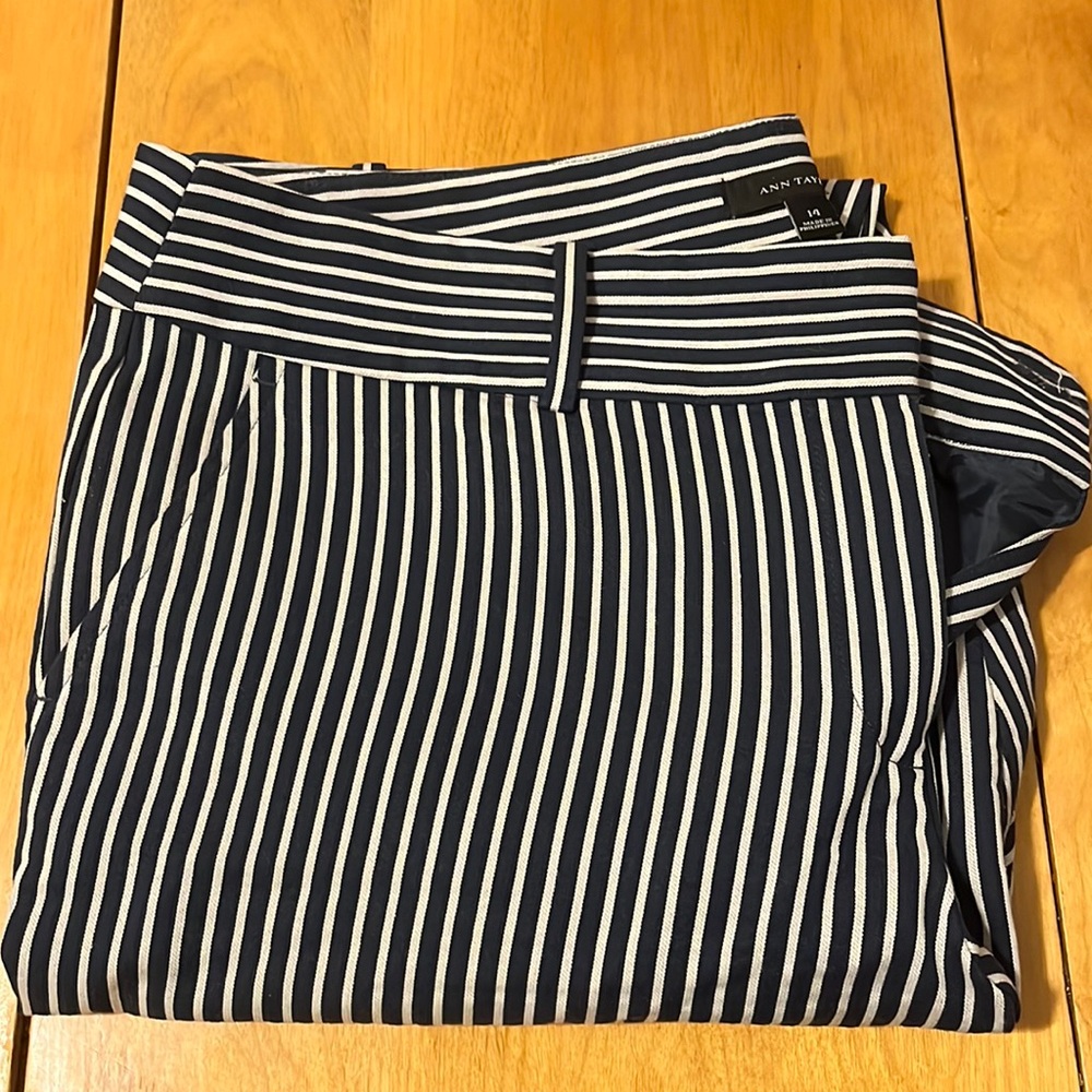Ann Taylor Pinstripe trousers
